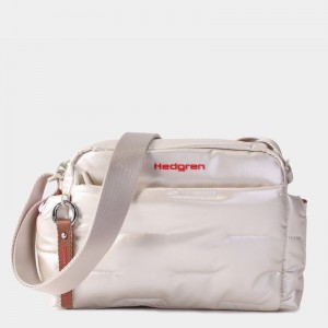 Bolsa De Hombro Hedgren Cozy Mujer Beige | GRF7377JH