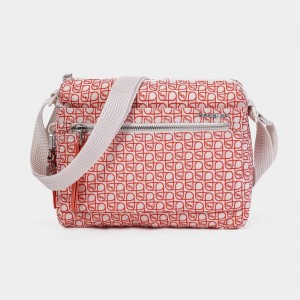 Bolsa De Hombro Hedgren Eye Mujer Naranjas Coral Gris | ITH6425WJ