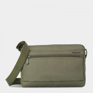 Bolsa De Hombro Hedgren Eye Rfid Medium Mujer Verde | GSU9999ZG