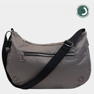 Bolsas Hombro Hedgren Ann Mujer Gris Marrones | QVT6665SI