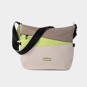 Bolsas Hombro Hedgren Milky Way Mujer Beige | UEM5016DC