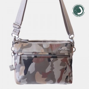 Bolsas Hombro Hedgren Rain Sustainably Made Mujer Gris Camuflaje | DHT2158OM