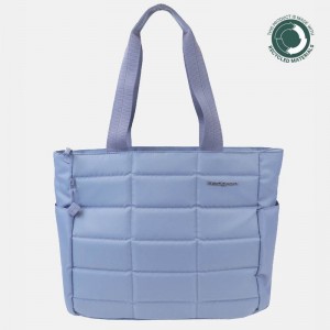 Bolso Tote Hedgren Camden Mujer Azules Claro | OUY8160PL