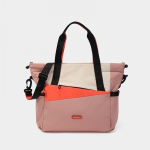 Bolso Tote Hedgren Galactic Mujer Rosas Naranjas | MQW3131QA