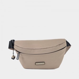 Riñonera Hedgren Halo Mujer Gris Beige | ZYS533US