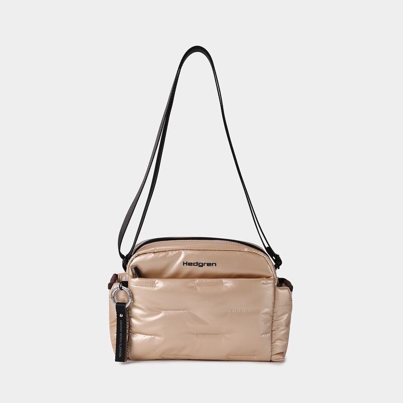 Bolsa De Hombro Hedgren Cozy Mujer Beige | KKZ1397UE