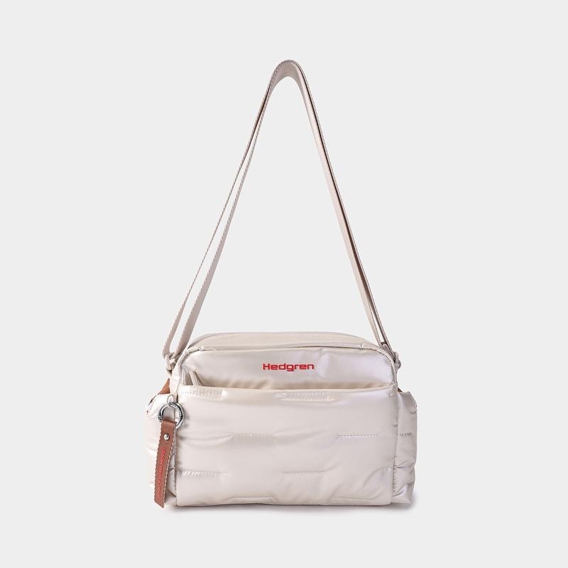 Bolsa De Hombro Hedgren Cozy Mujer Beige | GRF7377JH