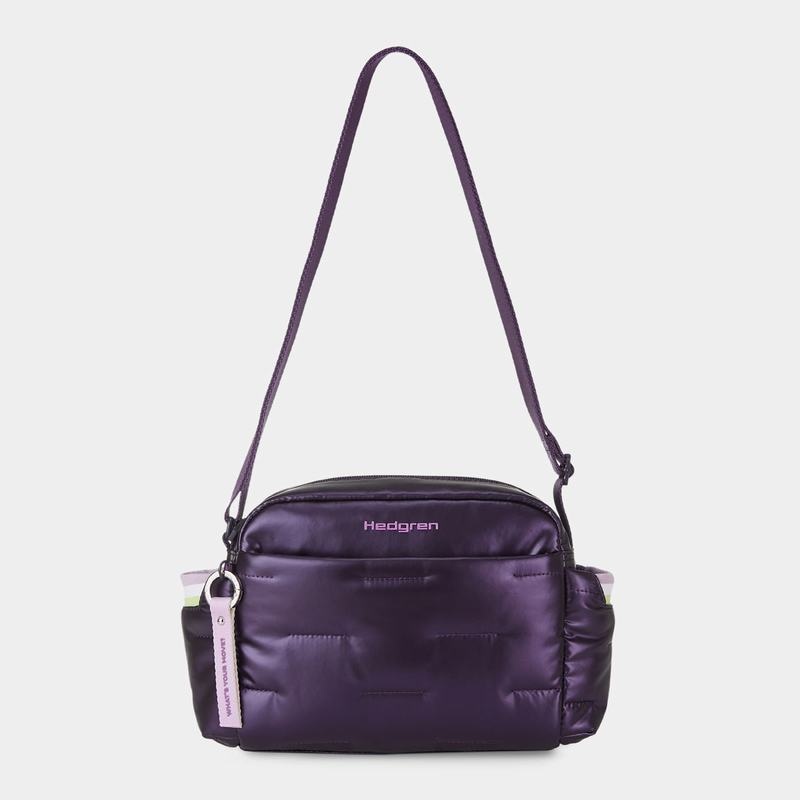 Bolsa De Hombro Hedgren Cozy Mujer Moradas Azules Oscuro | YVD9190LI