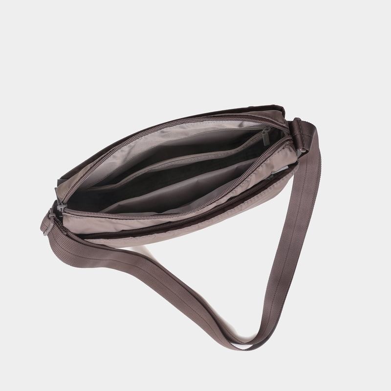 Bolsa De Hombro Hedgren Eye Medium Mujer Gris Marrones | OXX1628RF