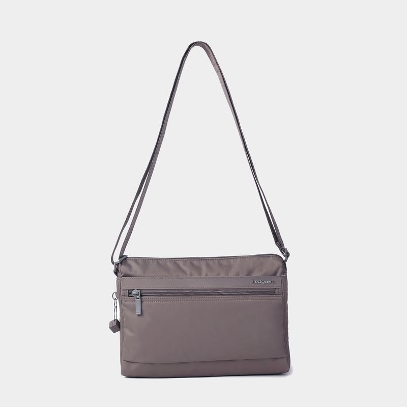 Bolsa De Hombro Hedgren Eye Medium Mujer Gris Marrones | OXX1628RF