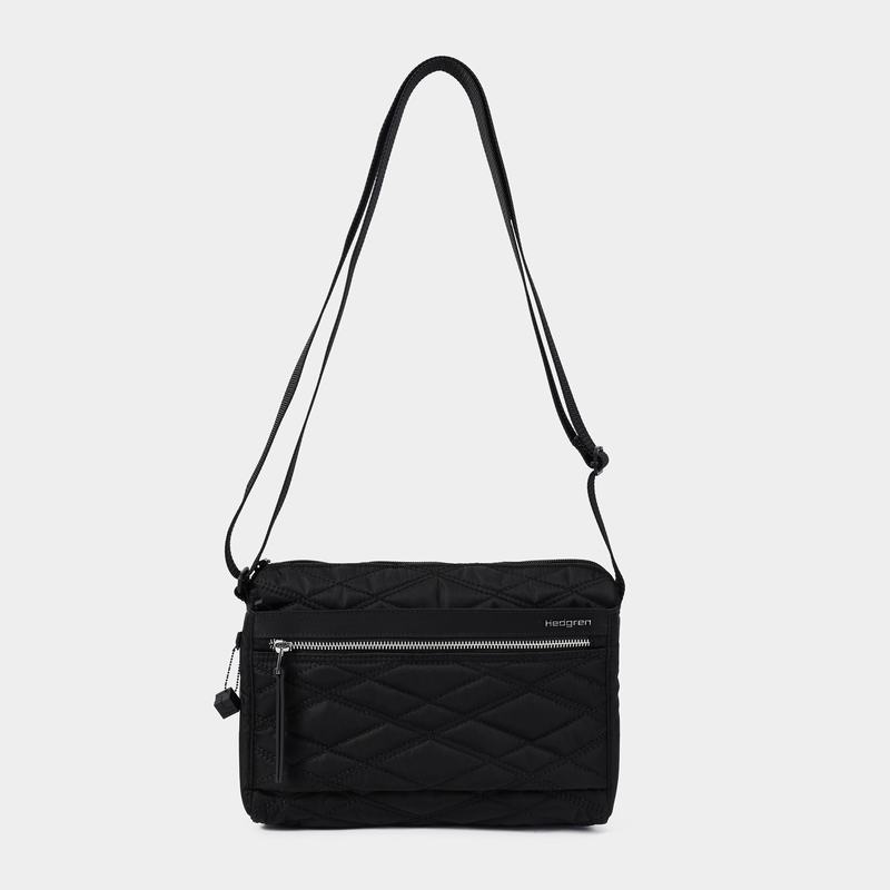 Bolsa De Hombro Hedgren Eye Medium Mujer Negras | XEV4366KC