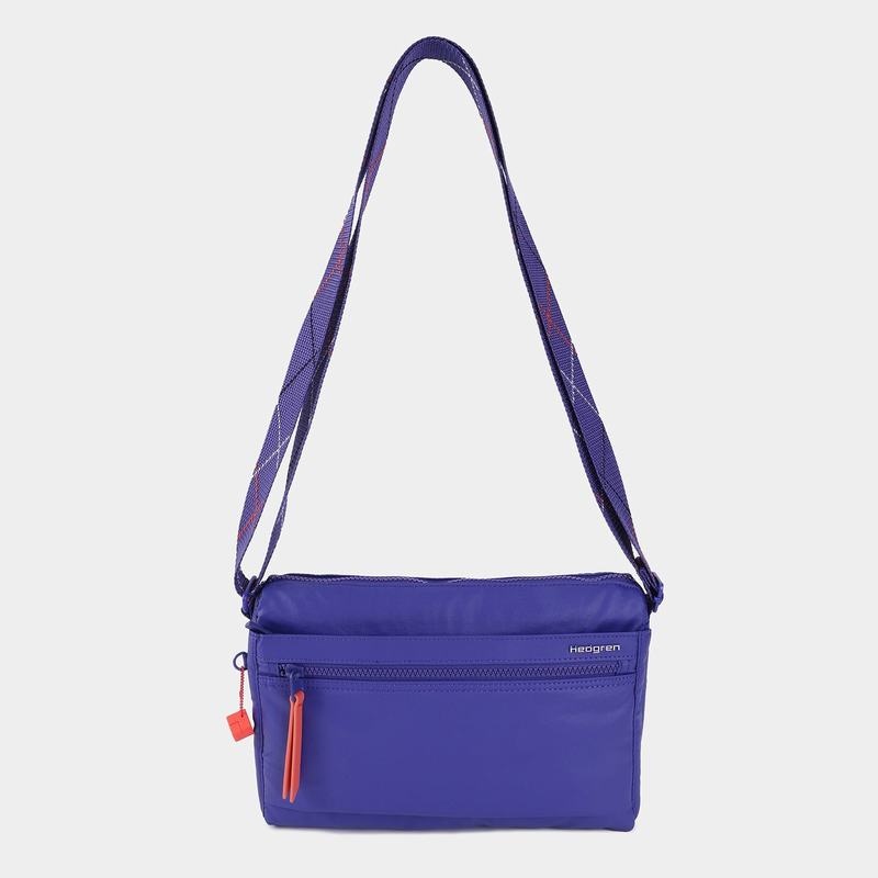 Bolsa De Hombro Hedgren Eye Medium Mujer Azul Real Azules | MVQ972EU