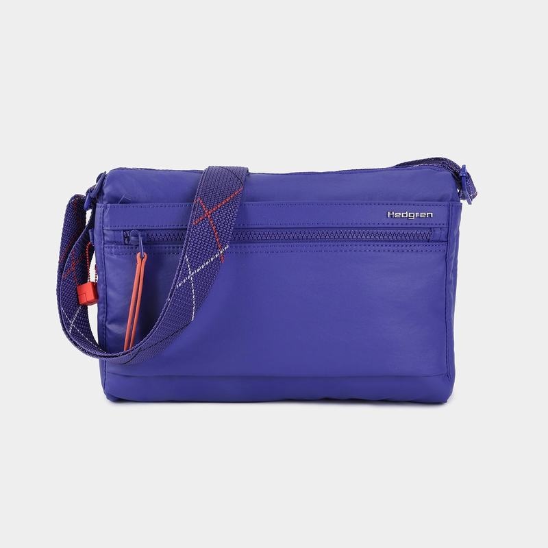 Bolsa De Hombro Hedgren Eye Medium Mujer Azul Real Azules | MVQ972EU