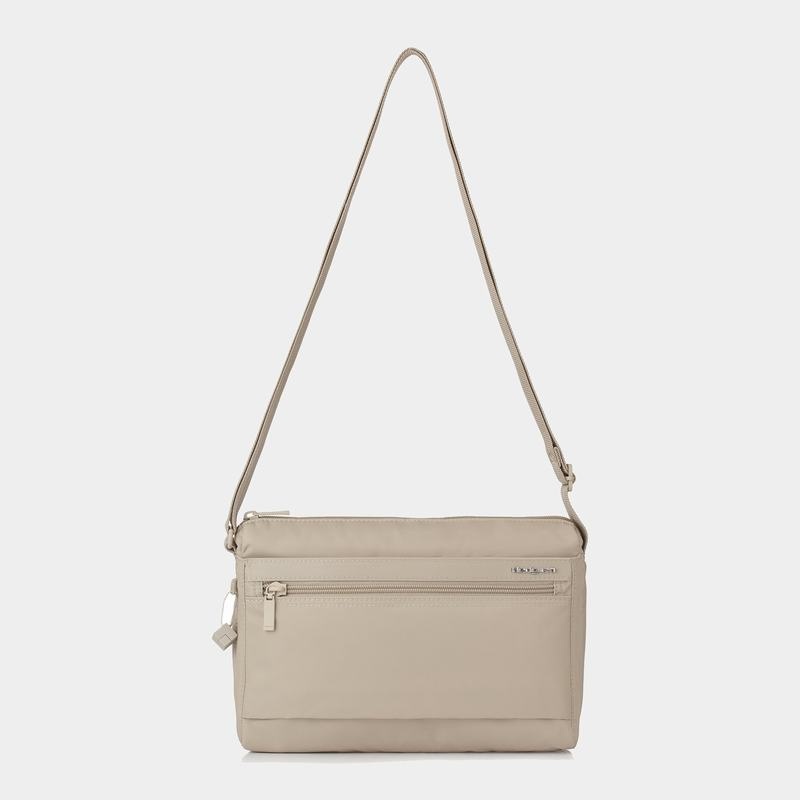 Bolsa De Hombro Hedgren Eye Medium Mujer Beige | VMD1797QN