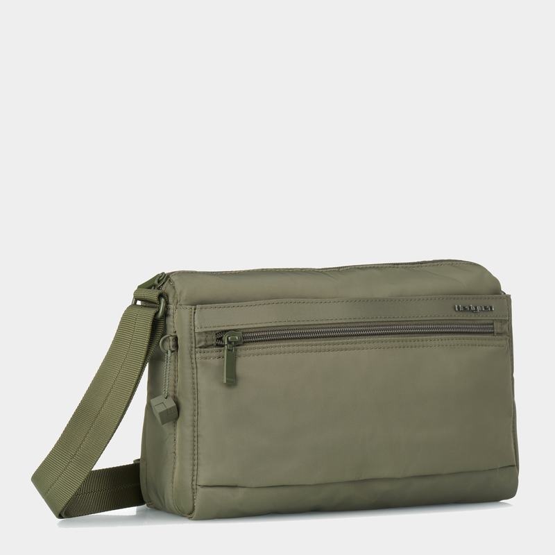 Bolsa De Hombro Hedgren Eye Rfid Medium Mujer Verde | GSU9999ZG