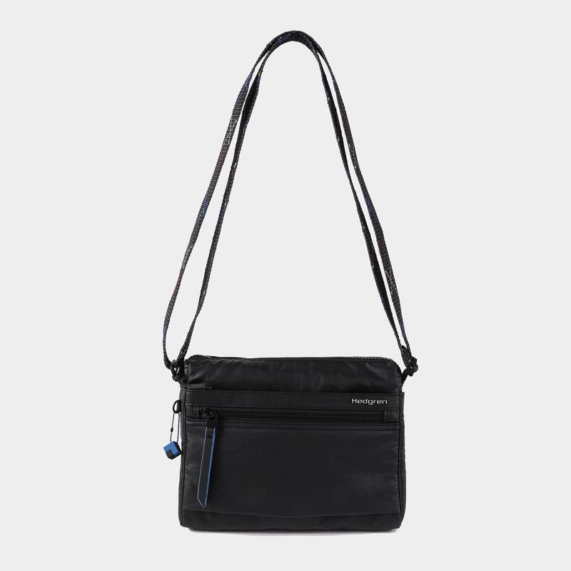 Bolsa De Hombro Hedgren Eye Rfid Mujer Negras | WGH4561KT