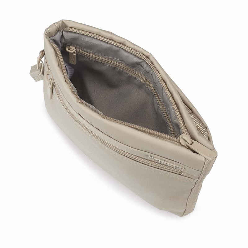 Bolsa De Hombro Hedgren Leonce Mujer Beige | KYF9932GS