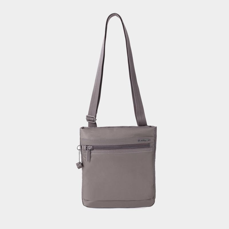 Bolsa De Hombro Hedgren Leonce Mujer Gris Marrones | DHO4513SZ