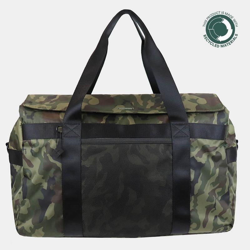 Bolsa Duffle Hedgren Wanderer Sustainable Weekender Mujer Verde Negras | KRQ7585EO