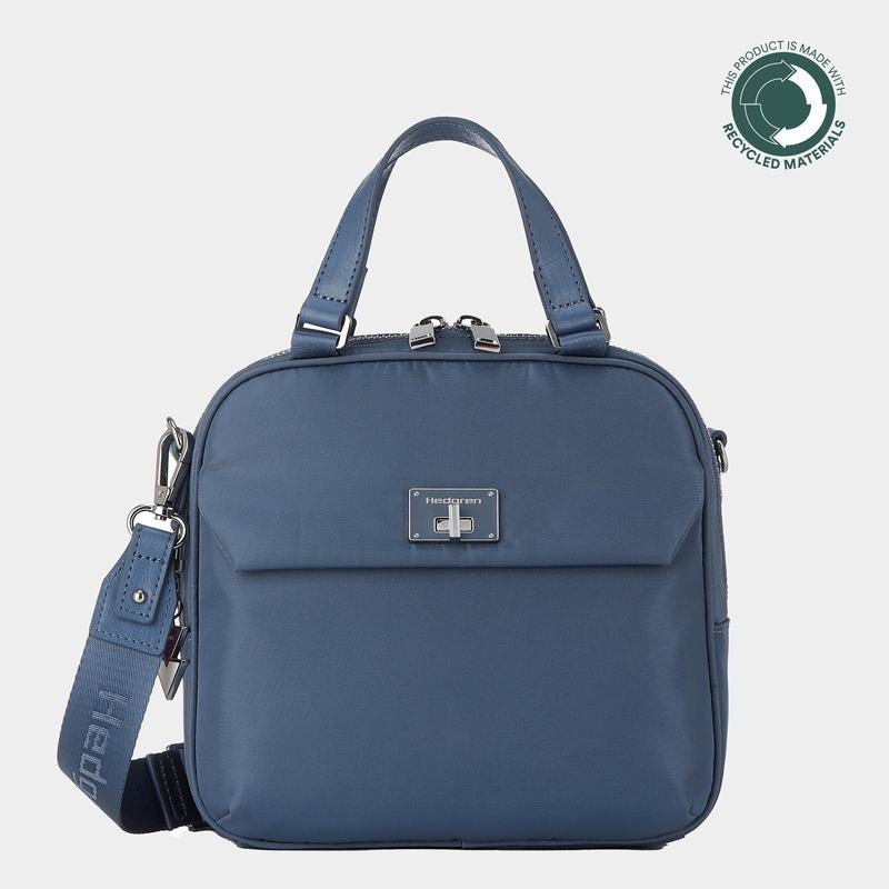 Bolsa de Mano Hedgren Even Mujer Azules | QNR9748RZ