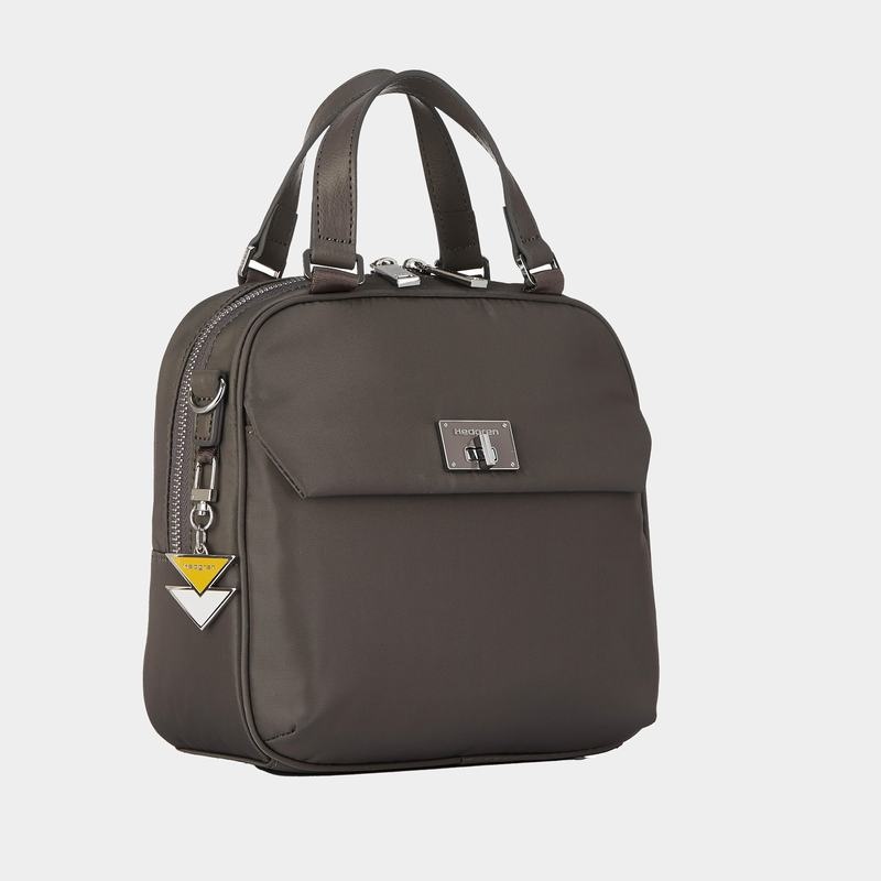 Bolsa de Mano Hedgren Even Mujer Gris Marrones | UVS1050CL