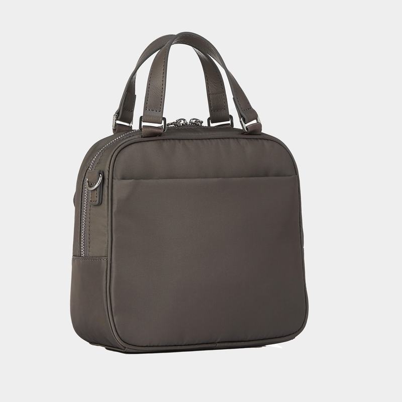 Bolsa de Mano Hedgren Even Mujer Gris Marrones | UVS1050CL