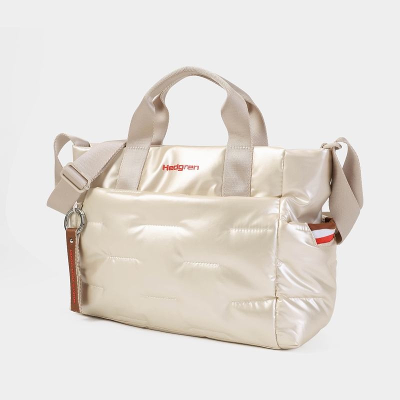 Bolsa de Mano Hedgren Softy Mujer Beige | YHV596YP