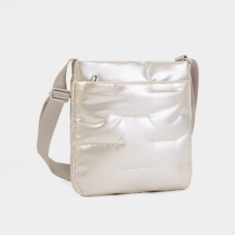 Bolsas Hombro Hedgren Cushy Mujer Beige | DUB5280NK