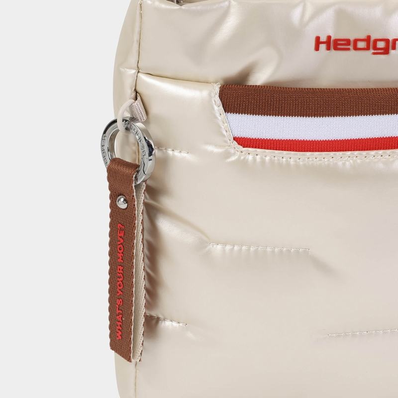 Bolsas Hombro Hedgren Cushy Mujer Beige | DUB5280NK