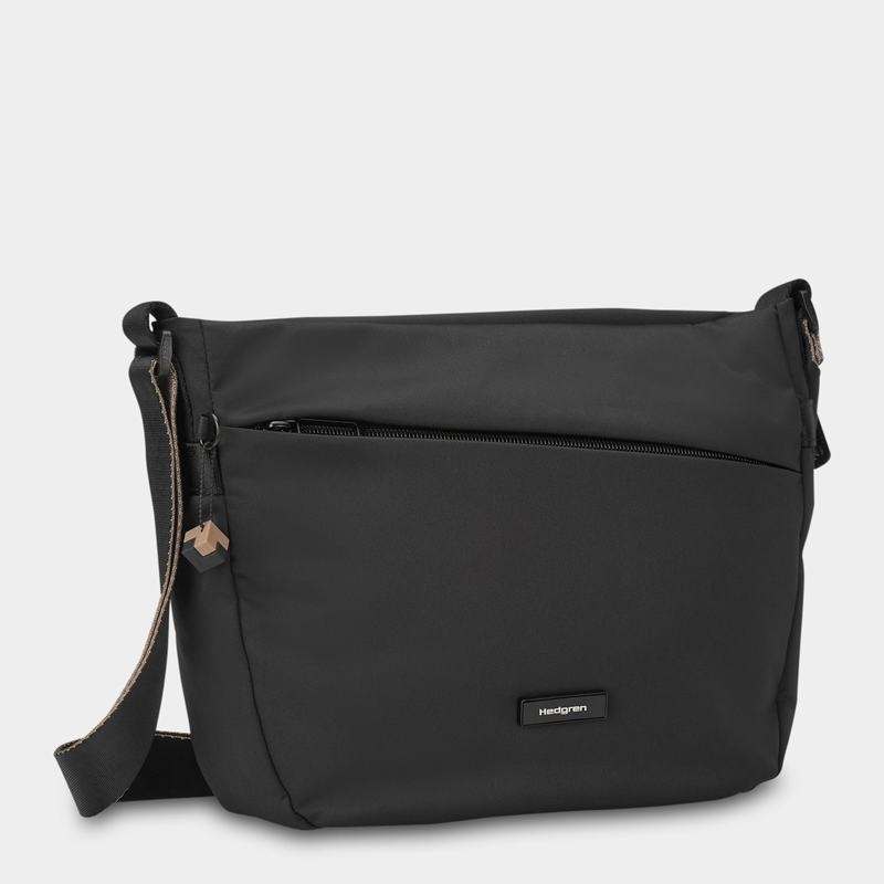 Bolsas Hombro Hedgren Gravity Mujer Negras | WFD7497LT