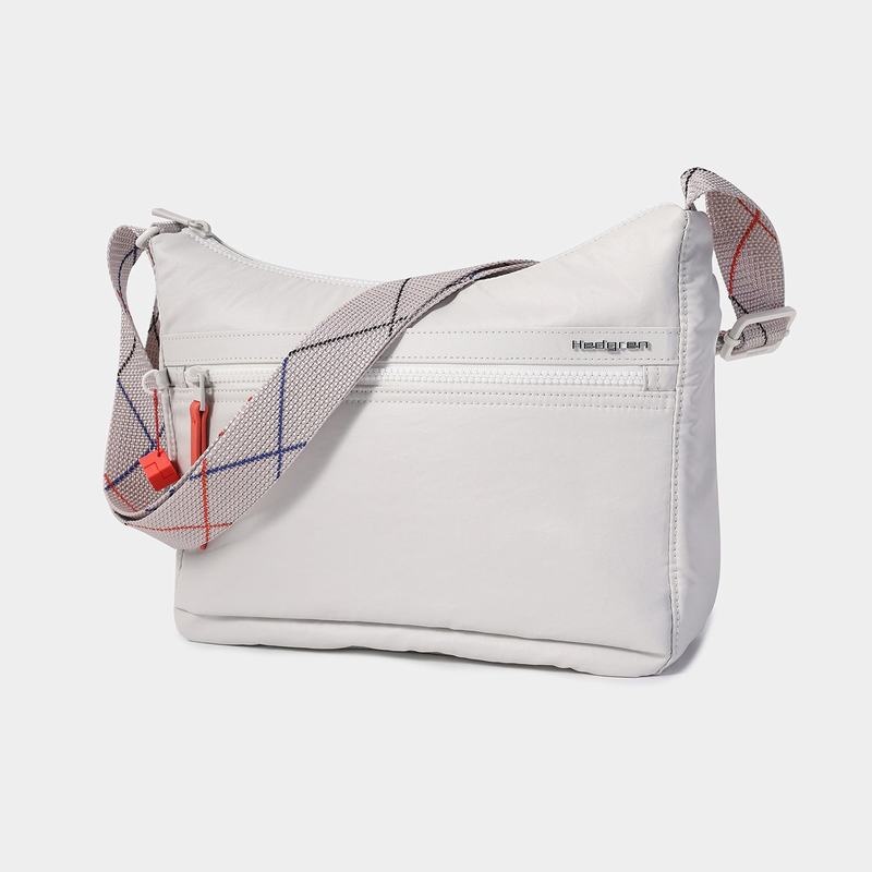 Bolsas Hombro Hedgren Harpers Mujer Blancas Gris | OUP397WS