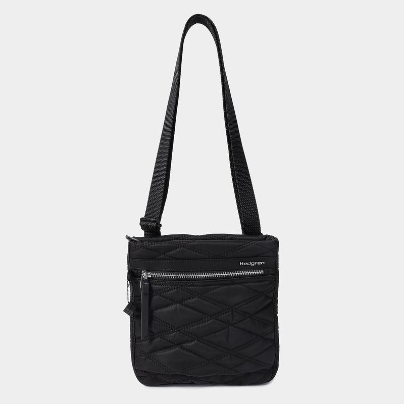 Bolsas Hombro Hedgren Leonce Mujer Negras | IJJ3858UM