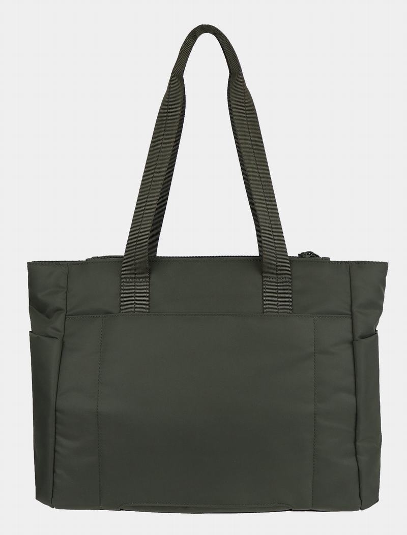 Bolso Tote Hedgren Achiever Mujer Verde Oscuro | CIV686QR