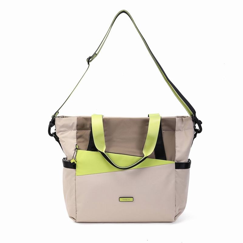 Bolso Tote Hedgren Galactic Mujer Beige | OSY815WR