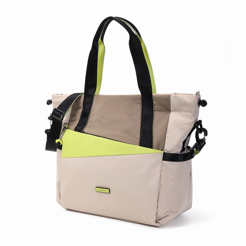 Bolso Tote Hedgren Galactic Mujer Beige | OSY815WR