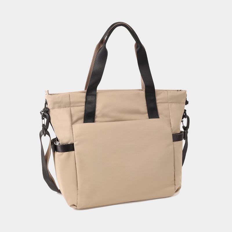 Bolso Tote Hedgren Galactic Mujer Gris Beige | HDA3730XI