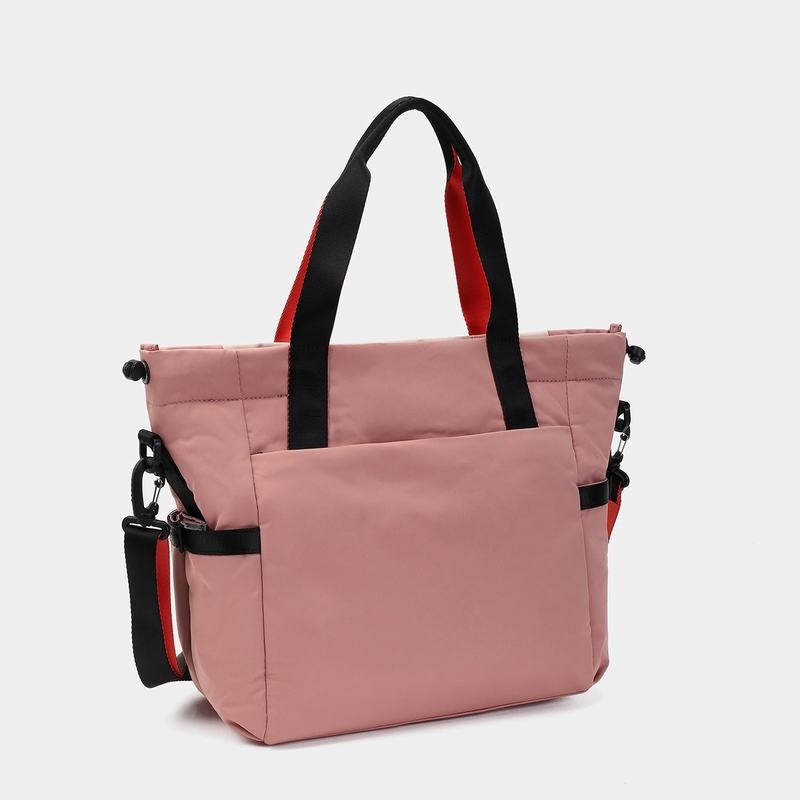 Bolso Tote Hedgren Galactic Mujer Rosas Naranjas | MQW3131QA