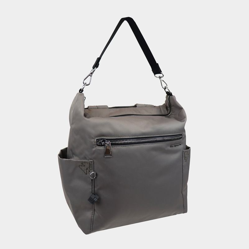 Bolso Tote Hedgren Kate Sustainably Made Convertible Mujer Gris Marrones | HOA7711XM