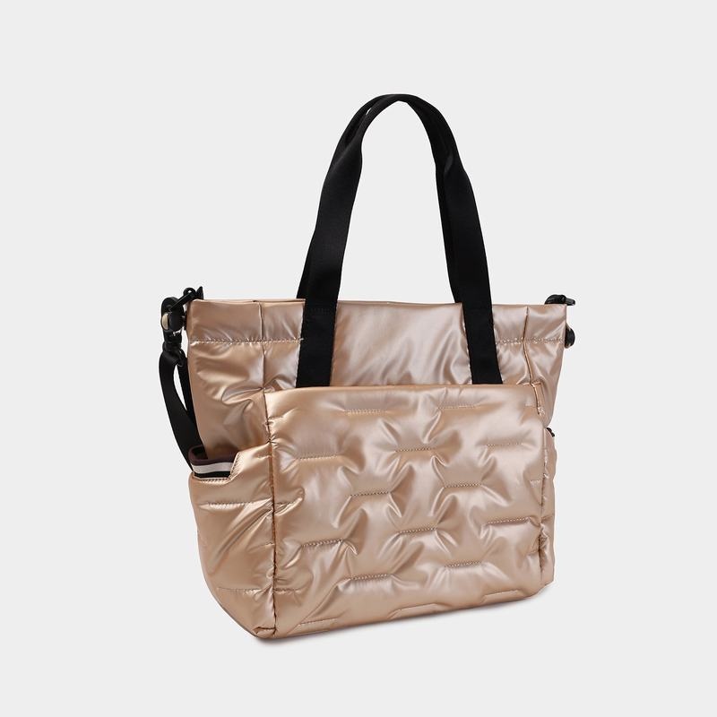 Bolso Tote Hedgren Puffer Mujer Beige | TAC513LS