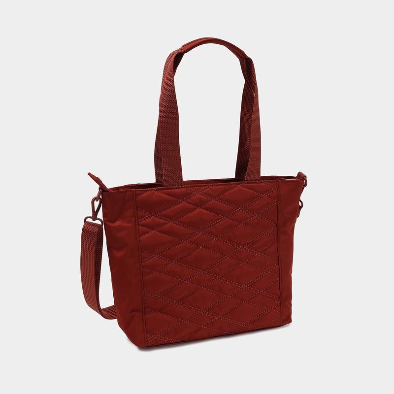 Bolso Tote Hedgren Zoe Medium Rfid Mujer Rojas Marrones | SNR2861YU